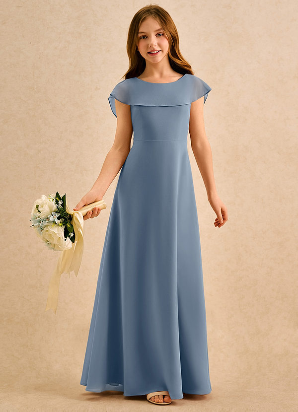 Azazie Kittie Girls Formal Klänningar för brudeflicka Klä A-Line i Chiffong image1