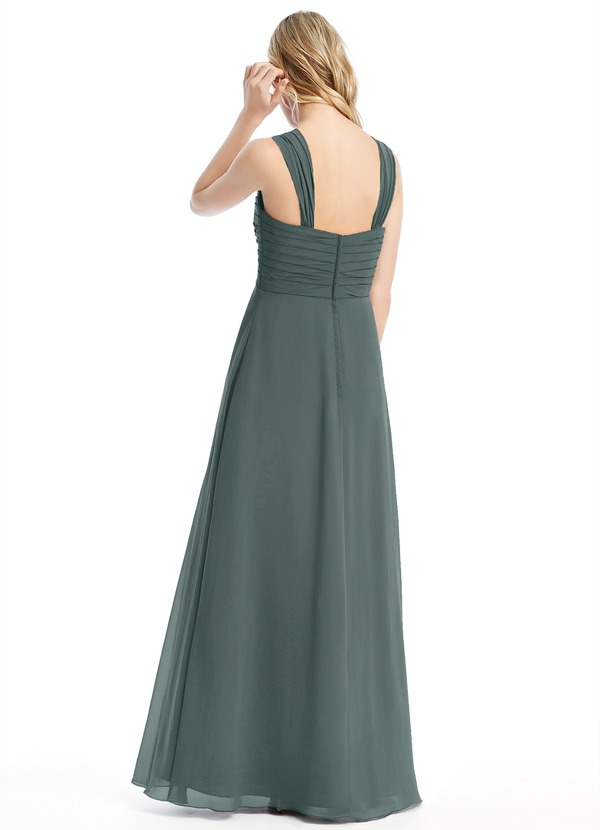 Azazie Kaitlynn Bridesmaid Dress - Pewter | Azazie