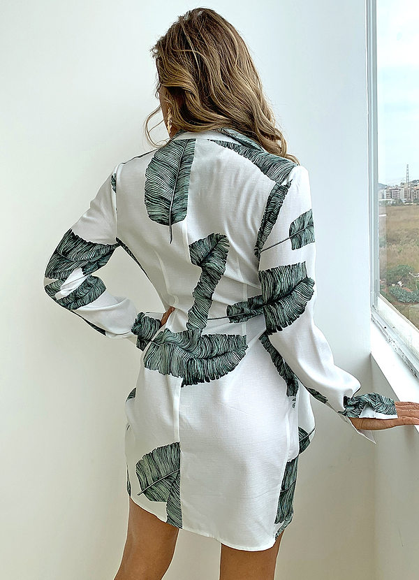 tie side wrap dress
