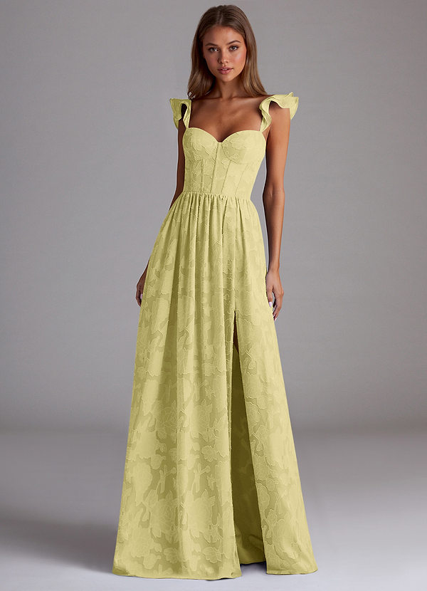 Sorina Lemon Sorbet A Line Prom Dress image1