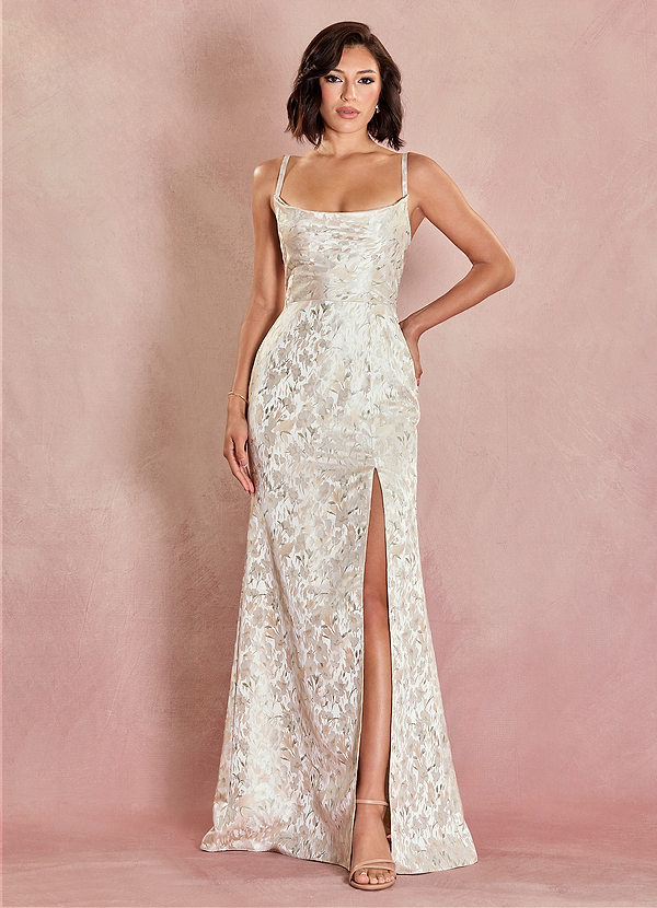 Britney French Cream Maxi Dress image1