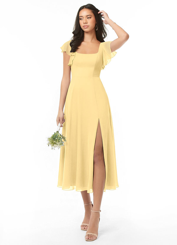Bondi Bridesmaid Dresses Butter A-Line Ruched Chiffon Dress image1