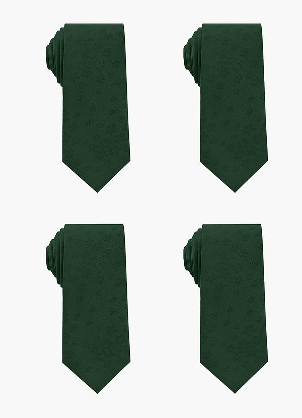 front Ensemble de 4 cravates fines jacquard