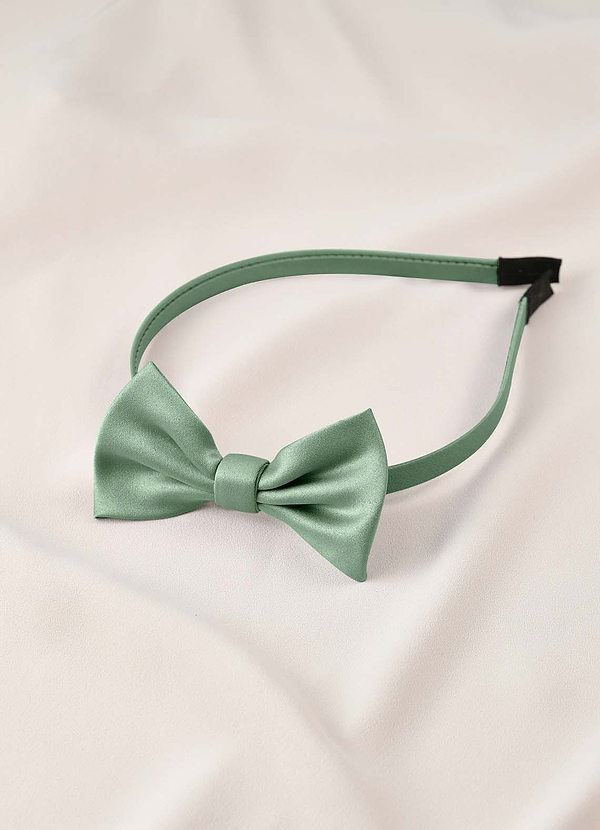 Girls Stretch Satin Headband front