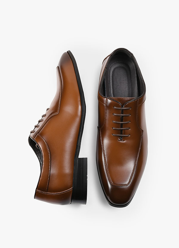 front Zapatos de vestir clásicos de piel dividida para hombre
