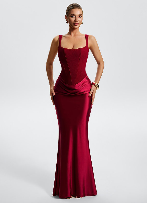 suknia Burgundia Maxi Rynette image1