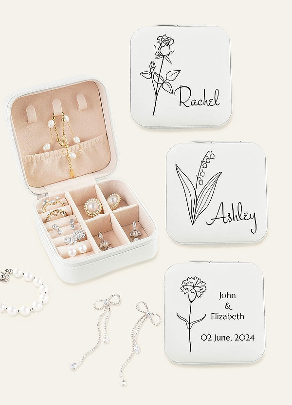 front Personalized Jewelry Case