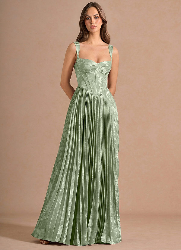 Javelin Light Green Maxi Dress image1