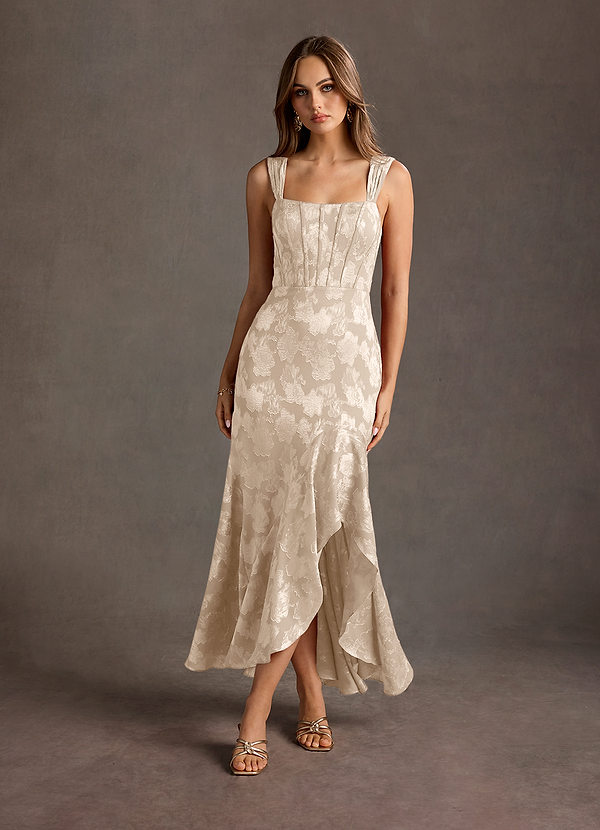 Saskia Maxi Klänning Cream image1