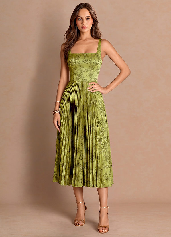 Tatiana Moss Brown Midi Dress image1