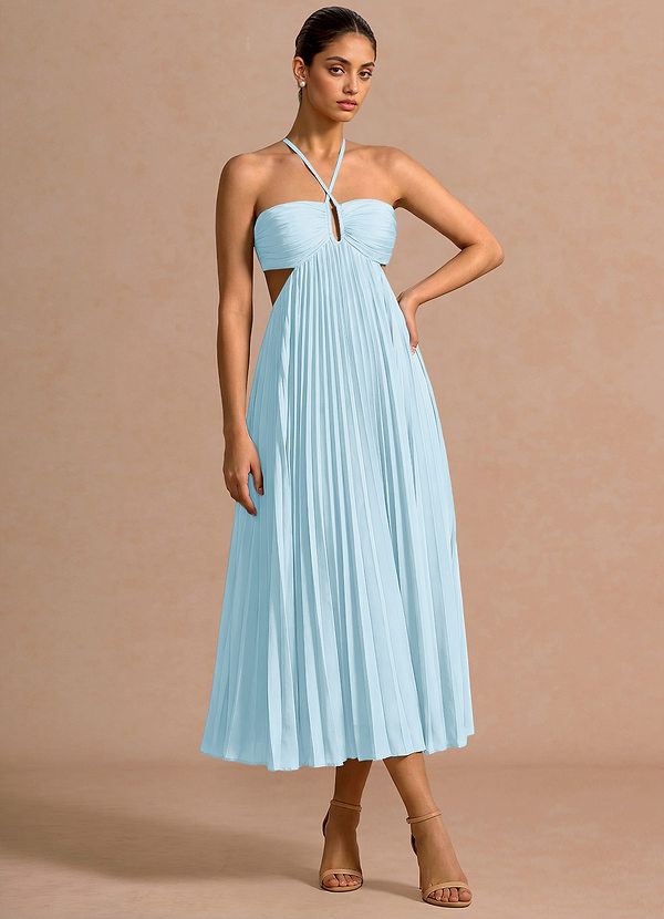 Josephine Sky Blue Midi Dress image1