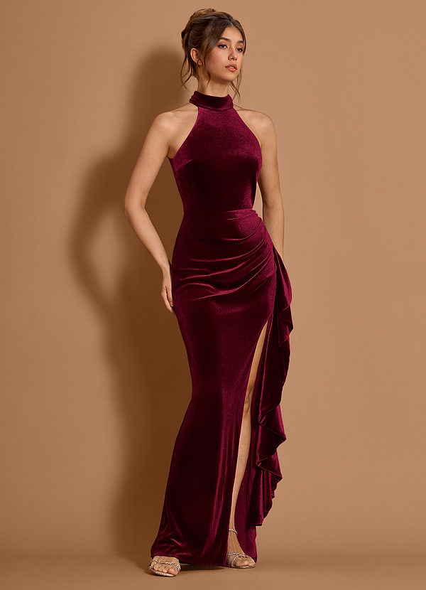 Vestido Vino Largo Ysmara image1