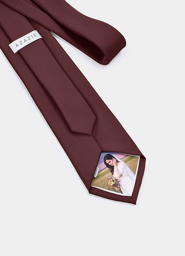 front Matte Satin Custom Photo Tie – Personalized Necktie