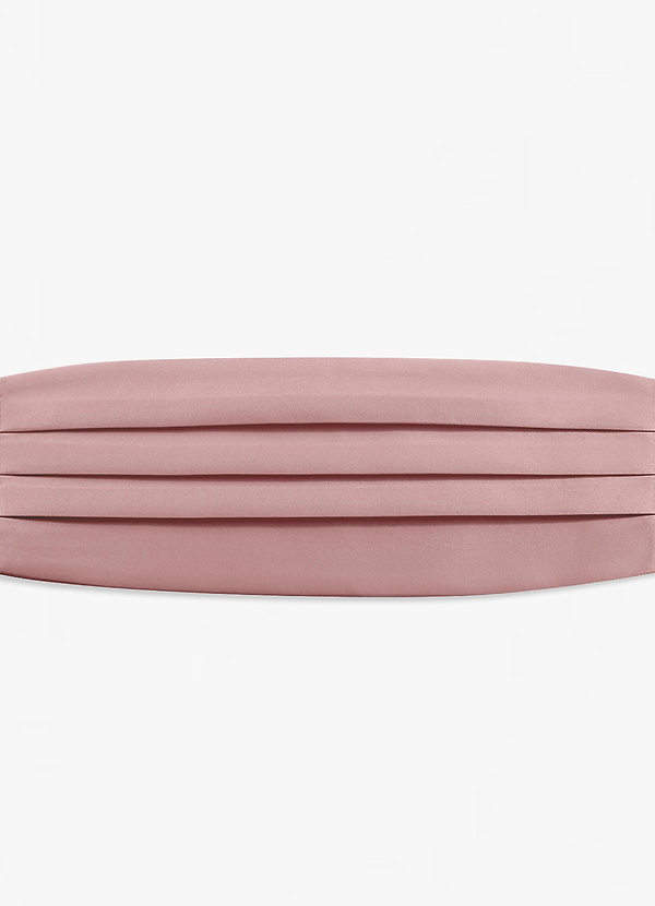 front Fajín clásico de satén mate para caballero