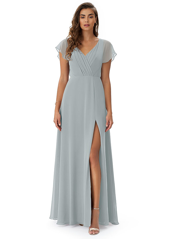 Dolphin Grey Azazie Rylee Bridesmaid Dresses | Azazie