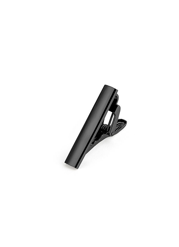 front Sleek Metal Tie Clip