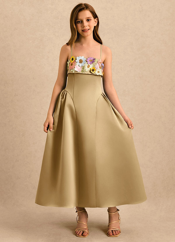 Azazie Gianna Girls Formal Sukienki dla dziewczynek sypiących kwiaty  image1