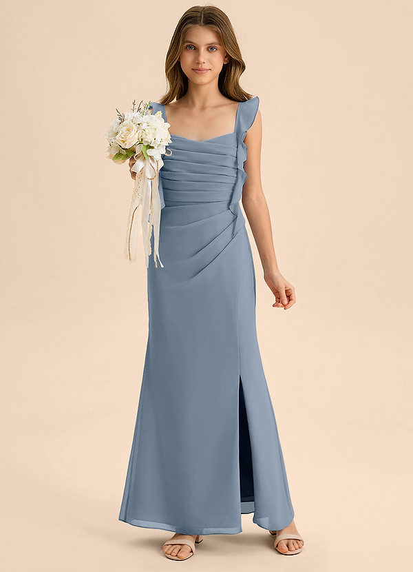 Azazie Jessamine Junior Twilight Mermaid Sweetheart Neckline Chiffon Dress image1