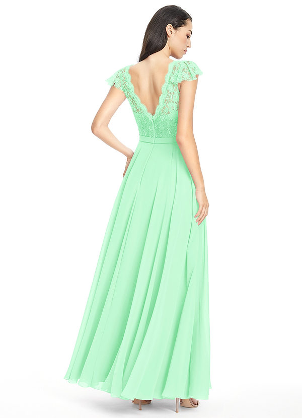  Azazie Cheryl Bridesmaid Dress  Mint Green Azazie 