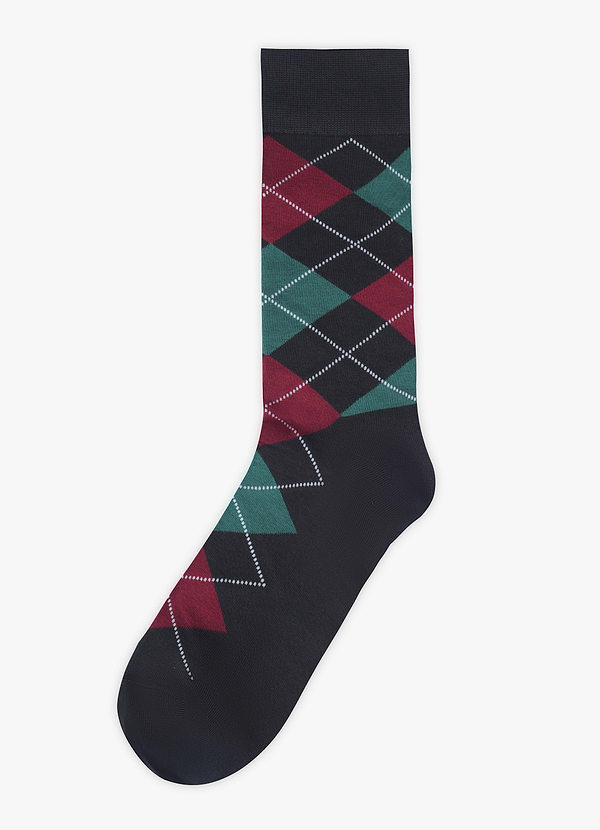front Contrasterende Argyle Groomsmen Sokken
