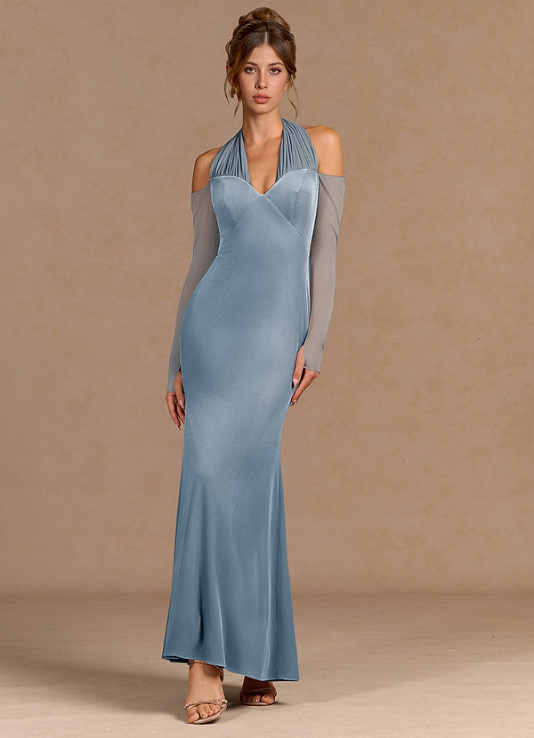 Verelith Powder Blue Maxi Dress image1
