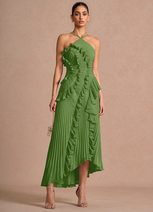 Hatsu Herb Green Maxi Dress image1