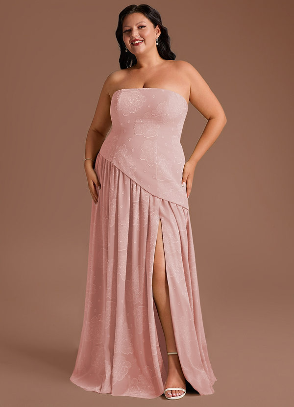 Vestido Rosa Empolvado Largo Marcella image1