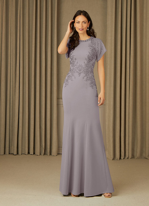 Azazie Adonna Mother of the Brides Dresses Dusk Mermaid Lace Dress image1