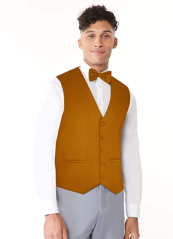 front Gilet en satin extensible