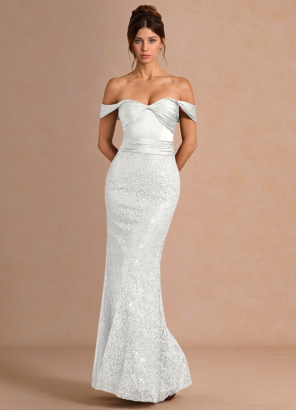 Galene White Maxi Dress image1