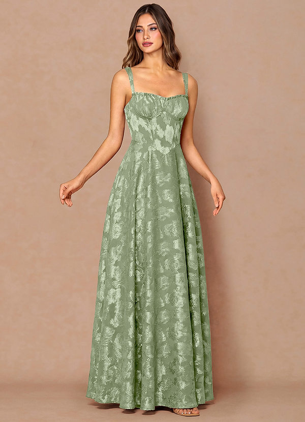 Maxi jurk Sylvie Licht Groen image1