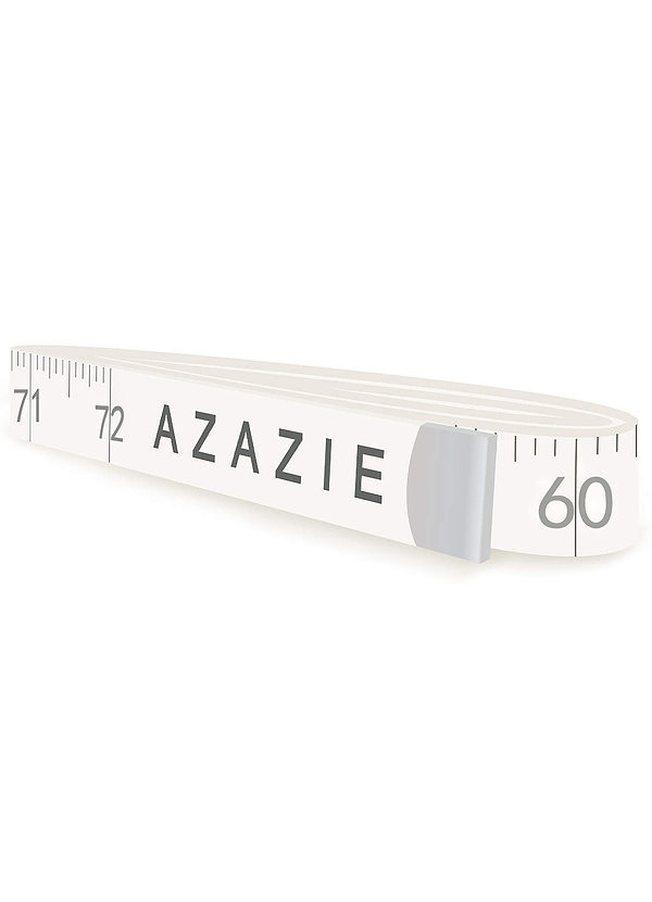 front Azazie White Tape Measure
