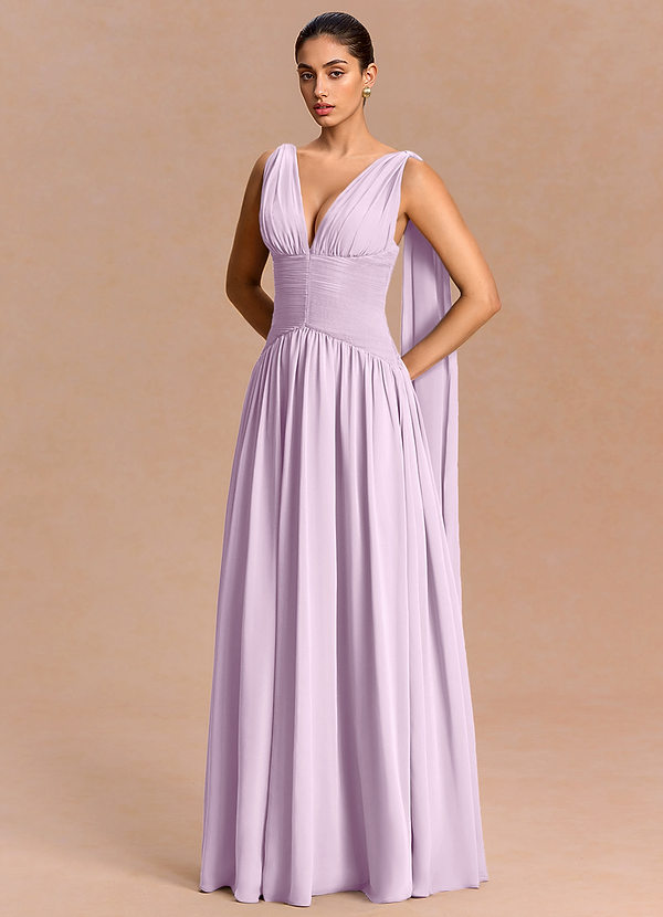 Eluney Frosted Lilac Maxi Dress image1