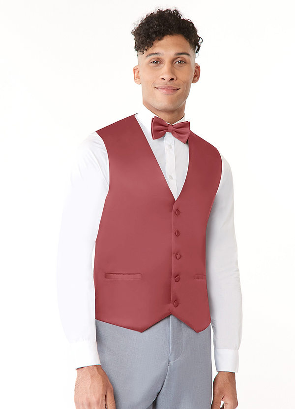 front Herencollectie mat satijnen vest
