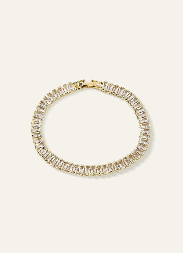 front Pulsera de tenis de circonitas de colores