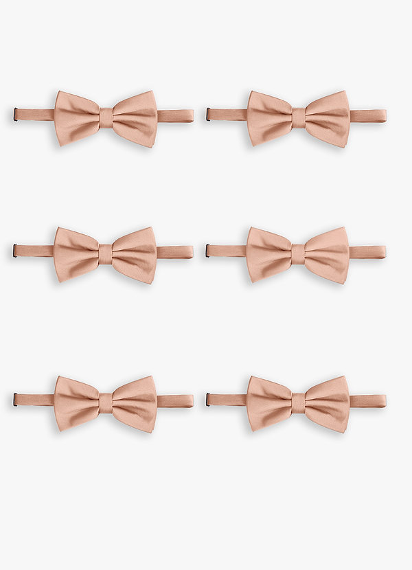 front Nœud papillon extensible en satin ajustable – Ensemble de 6 pièces