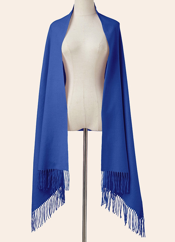 front Scarf Solid Fringe Shawl