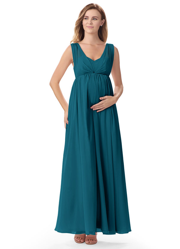  Azazie  Bethany Maternity  Bridesmaid  Dress  Ink Blue Azazie 