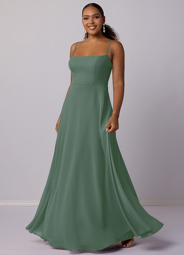 Barbie ♥ Azazie Bridesmaid Dresses A-Line Chiffon Floor-Length Dress image1