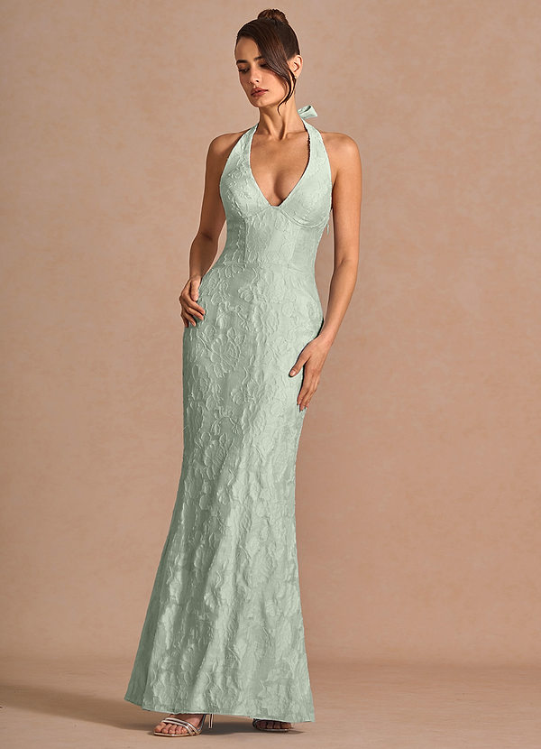 Koko Light Green Maxi Dress image1