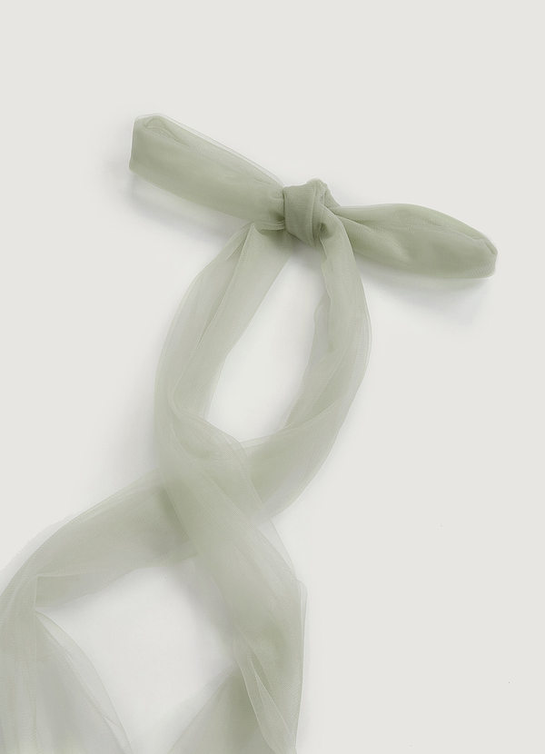 front Faja de lazo de tul de color a juego