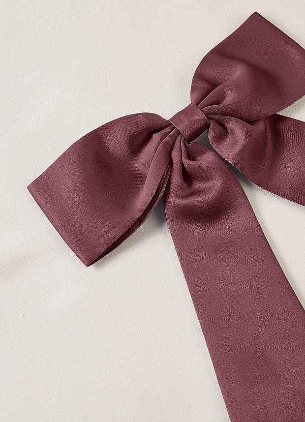 front Matching Color Bow Hair Clip