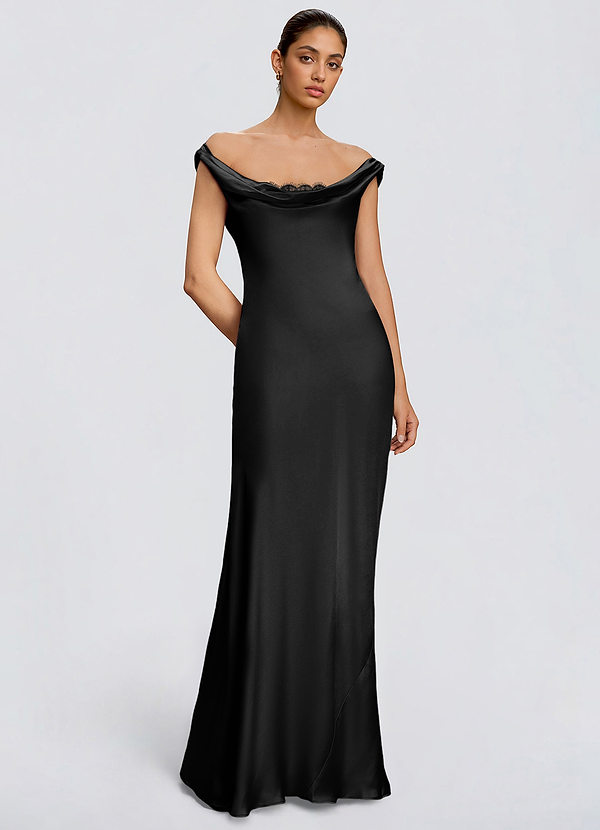Robe Longue Noir Ashley image1