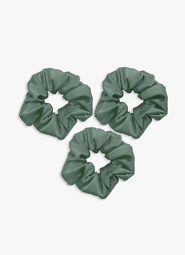 front Bridesmaid Stretch Satin Scrunchies