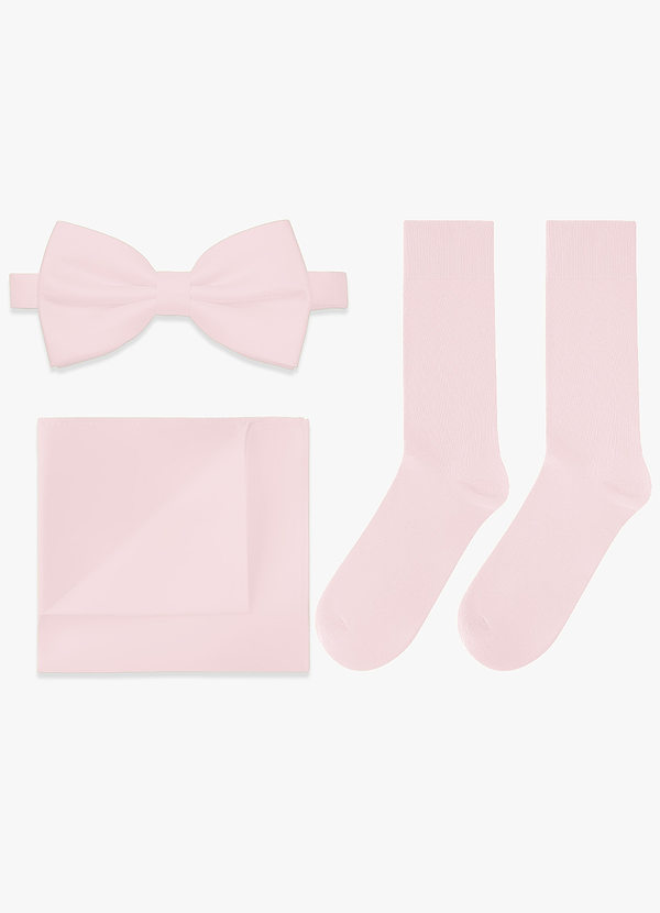 front Passendes Set aus Fliege, Einstecktuch und Socken