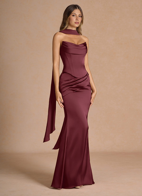 Sorrel 와인 맥시 드레스 image1