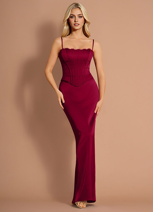 Roswyn Merlot Two-piece Dress image1