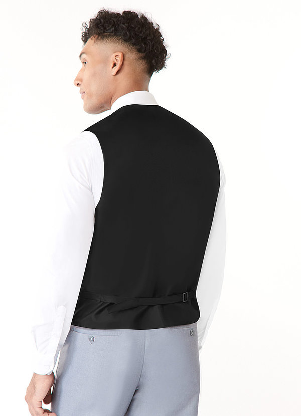 back Gentlemen's Collection Matte Satin Vest