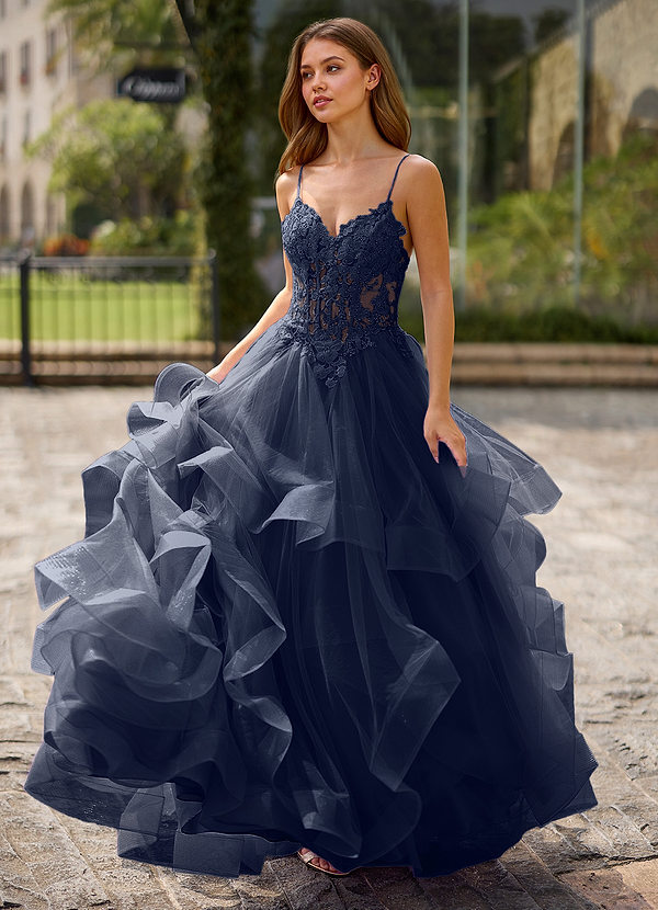 Spitze Laivasto Läpikuultava pitsimekko image1