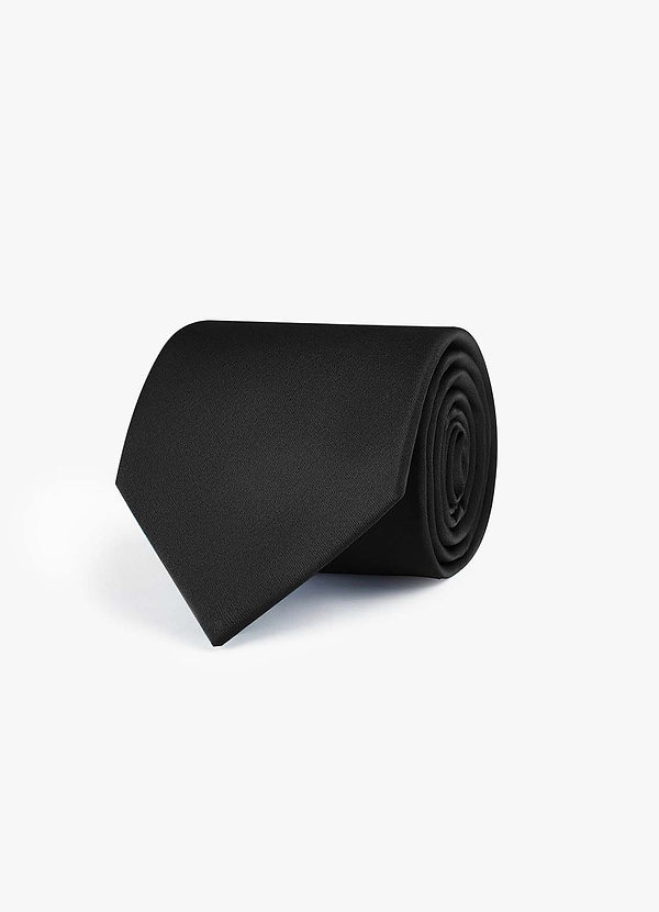 front Stretch Satin Wide Tie